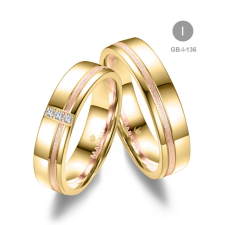 Marrya Gold 14 karátos Arany karikagyűrű pár - GB-136-18K-I gyűrű