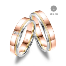 Marrya Gold 14 karátos Arany karikagyűrű pár - GB-136-18K-L gyűrű