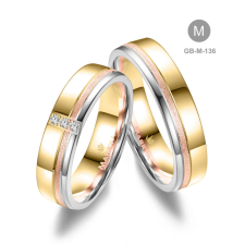 Marrya Gold 14 karátos Arany karikagyűrű pár - GB-136-18K-M gyűrű