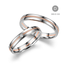 Marrya Gold 14 karátos Arany karikagyűrű pár - GB-143-14K-D gyűrű