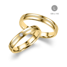 Marrya Gold 14 karátos Arany karikagyűrű pár - GB-143-14K-L gyűrű