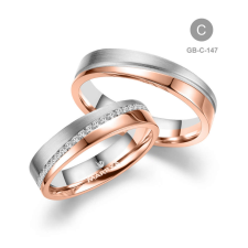 Marrya Gold 14 karátos Arany karikagyűrű pár - GB-147-18K-C gyűrű