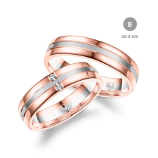 Marrya Gold 8 karátos Arany karikagyűrű pár - GB-028-18K-B gyűrű