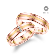 Marrya Gold 8 karátos Arany karikagyűrű pár - GB-028-8K-H gyűrű