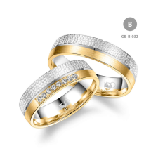 Marrya Gold 8 karátos Arany karikagyűrű pár - GB-032-18K-B gyűrű