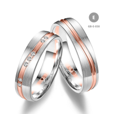 Marrya Gold 8 karátos Arany karikagyűrű pár - GB-038-18K-E gyűrű