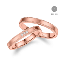 Marrya Gold 8 karátos Arany karikagyűrű pár - GB-058-18K-E gyűrű