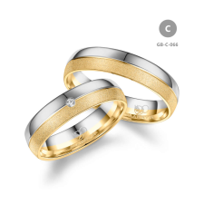 Marrya Gold 8 karátos Arany karikagyűrű pár - GB-066-18K-C gyűrű