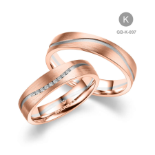 Marrya Gold 8 karátos Arany karikagyűrű pár - GB-097-18K-K gyűrű