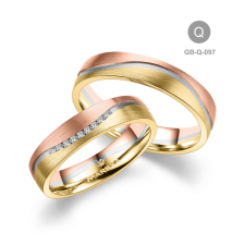 Marrya Gold 8 karátos Arany karikagyűrű pár - GB-097-18K-Q gyűrű