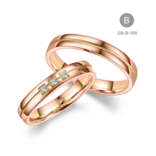 Marrya Gold 8 karátos Arany karikagyűrű pár - GB-109-18K-B gyűrű