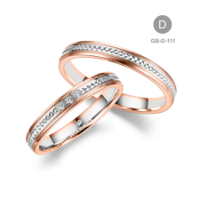 Marrya Gold 8 karátos Arany karikagyűrű pár - GB-111 -18K-D gyűrű