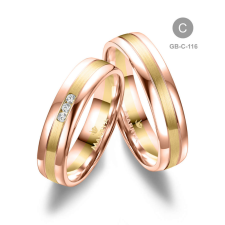 Marrya Gold 8 karátos Arany karikagyűrű pár - GB-116-8K-C gyűrű