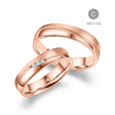 Marrya Gold 8 karátos Arany karikagyűrű pár - GB-122-8K-C gyűrű