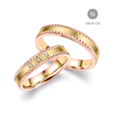 Marrya Gold 8 karátos Arany karikagyűrű pár - GB-123-18K-N gyűrű