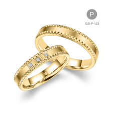 Marrya Gold 8 karátos Arany karikagyűrű pár - GB-123-18K-P gyűrű