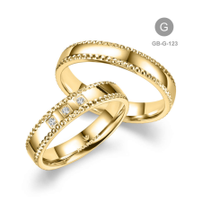 Marrya Gold 8 karátos Arany karikagyűrű pár - GB-123-8K-G gyűrű