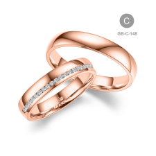 Marrya Gold 8 karátos Arany karikagyűrű pár - GB-148-18K-C gyűrű