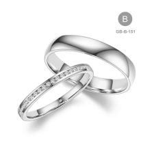 Marrya Gold 8 karátos Arany karikagyűrű pár - GB-151-18K-B gyűrű