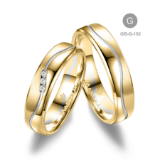 Marrya Gold 8 karátos Arany karikagyűrű pár - GB-152-18K-G gyűrű