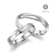 Marrya Gold 8 karátos Arany karikagyűrű pár - GB-158-8K-B gyűrű