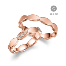 Marrya Gold 8 karátos Arany karikagyűrű pár - GB-161-8K-C gyűrű