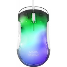 Mars Gaming MMGLOWW egér Játék Jobbkezes USB A típus Optikai 12800 DPI (8437023608135) egér
