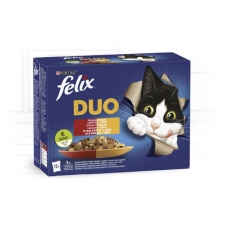 Mars-Nestlé Felix Fantastic Duo - Házias válogatás (marha,csirke,bárány,pulyka) aszpikban (12x85g) macskaeledel