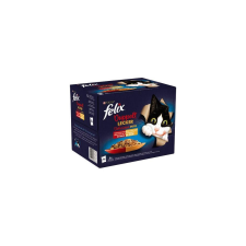 Mars-Nestlé Felix Fantastic Duo - Házias válogatás (marha,csirke,bárány,pulyka) aszpikban (24x85g) macskaeledel