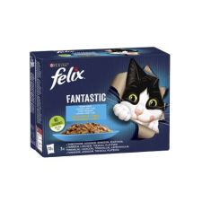 Mars-Nestlé Felix Fantastic - (halas) válogatás aszpikban (12x85g) macskaeledel