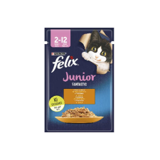 Mars-Nestlé Felix Fantastic Junior Csirkével aszpikban  - nedveseledel kölyök macskák részére (85g) macskaeledel