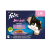 Mars-Nestlé Felix Fantastic junior in jelly - alutasakos (marha,csirke,lazac,szardínia) aszpikban (12x85g)
