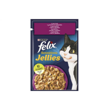 Mars-Nestlé Felix Sensations Jellies - alutasakos (kacsa,spenót - aszpikban) macskák részére (85g) macskaeledel