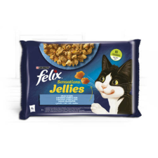 Mars-Nestlé Felix Sensations Jellies (halas válogatás - aszpikban) alutasakos - macskák részére (4x85g) macskaeledel