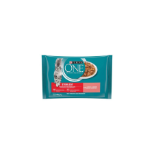 Mars-Nestlé Purina One Sterilcat - alutasakos (lazac,sárgarépa) ivartalanított macskák részére (4x85g) macskaeledel