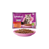 Mars-Nestlé Whiskas Junior Classic Meals - Nedves eledel (marha,csirke-, szószban) kölyökmacskák részére (4x85g)