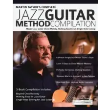 Martin Taylor Complete Jazz Guitar Method Compilation – Joseph Alexander,Tim Pettingale idegen nyelvű könyv