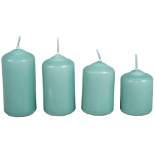  Mártott 40mm-es lépcsős gyertya menta (csom ár) dekorációs kellék