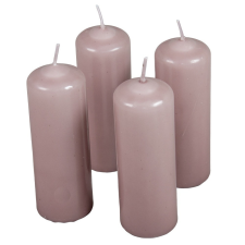  Mártott henger gyertya 40x120 mm mályva 4db/csom (db ár) gyertya
