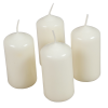  Mártott henger gyertya 40x80 mm vanília 4db/csom (db ár)