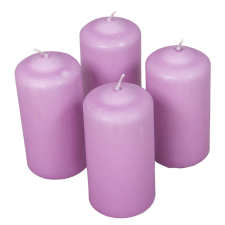  Mártott henger gyertya 50x100 mm viola 4db/csom (db ár) gyertya