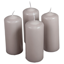  Mártott henger gyertya 50x120 mm homok 4db/csom (db ár) gyertya