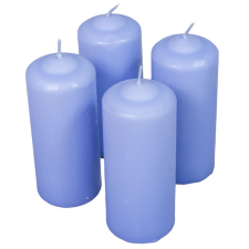 Mártott henger gyertya 50x120 mm milka lila 4db/csom (db ár) gyertya