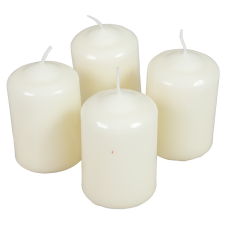 Mártott henger gyertya 50x75 mm vanília 4db/csom (db ár) gyertya