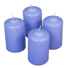 Mártott henger gyertya 60x100mm milka lila 4db/csom (db ár) gyertya