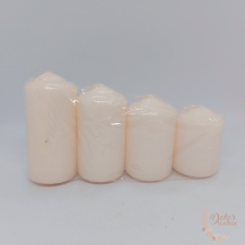  Mártott lépcsős adventi gyertya - krém gyertya