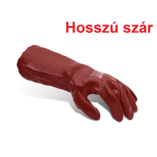 Mártott PVC, pamut kesztyű - Hosszú szárú