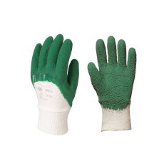  MÁRTOTT ZÖLD KREPP LATEX, ERŐS, ÉRDES, SZELLŐZŐ KÉZHÁT (8)