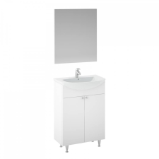 MARTPLAST Fürdőszoba szekrény + mosdó + tükör, 55 x 78 x 42,5 cm Start550 fürdőszoba bútor