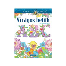 Marty Noble - Virágos betűk Színezőkönyv gyermek- és ifjúsági könyv